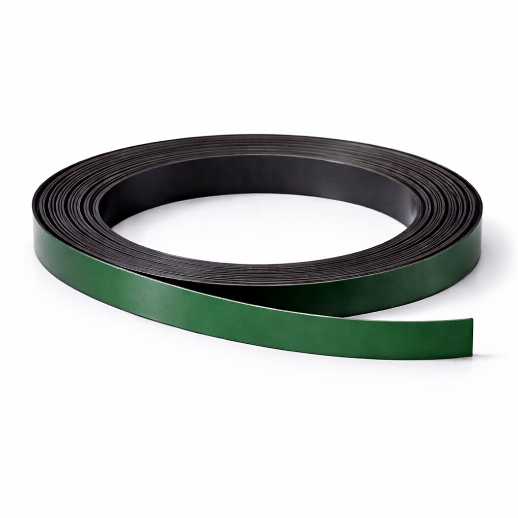 Bande magnétique verte 10mm x 1mm x 5 mètres 50 Bande magnétique verte 10mm x 1mm x 5 mètres