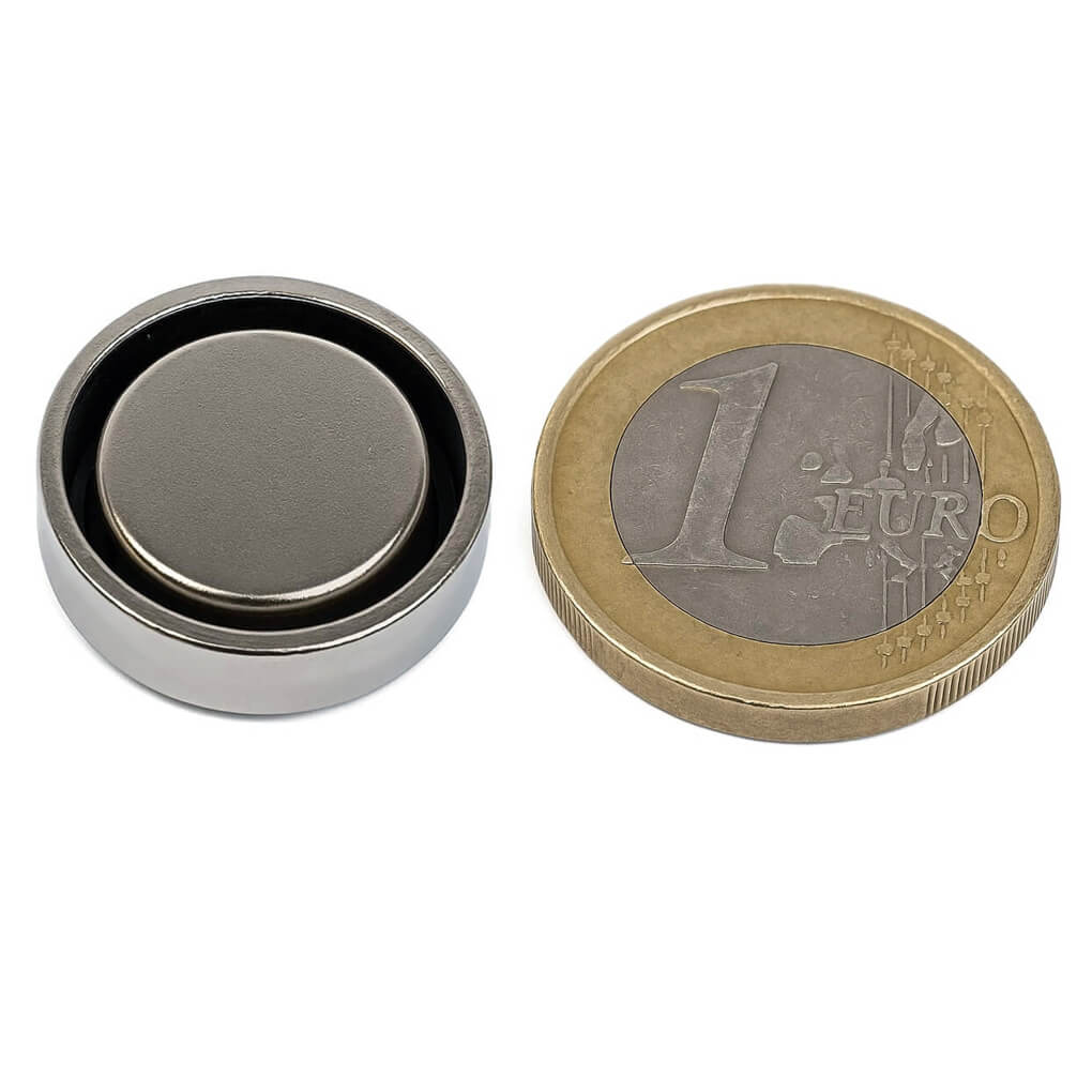 aimant néodyme en pot d'acier Ø20 x 6mm 54 aimant néodyme en pot d'acier Ø20 x 6mm