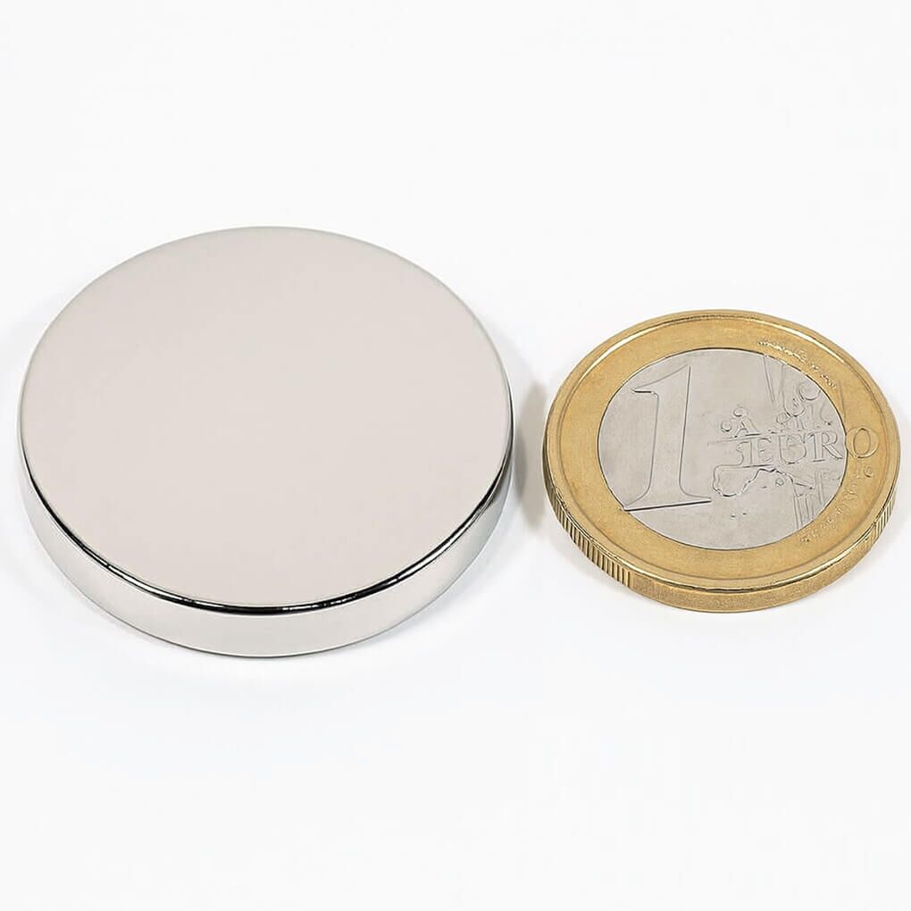 Aimant néodyme disque Ø32 x 5mm, puissance 12.2kg 52 Aimant néodyme disque Ø32 x 5mm, puissance 12.2kg